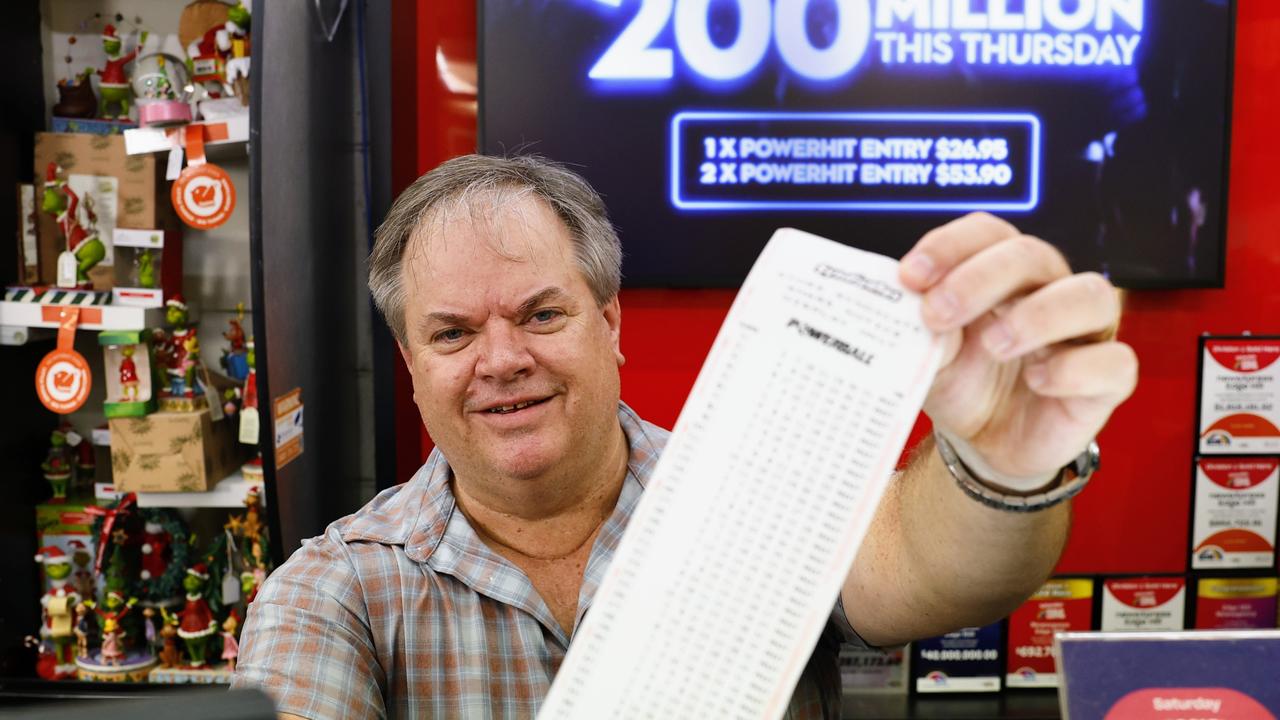 Australian lottery winners celebrating